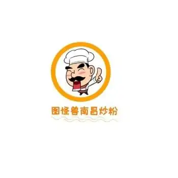 南昌炒粉logo美食餐饮外卖小吃