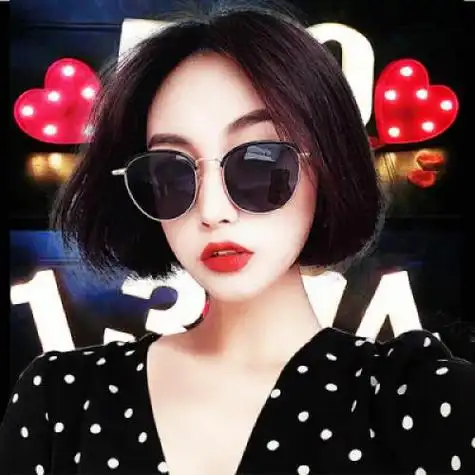 美女头像个性霸气高清图片戴墨镜的几张最酷了