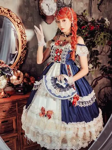原创lolita花嫁裙华丽茶会款正版洛丽塔白雪姬洋装公主连衣裙子