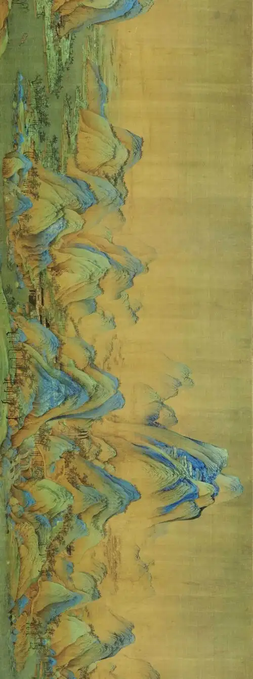 《千里江山图》中国十大传世名画之一