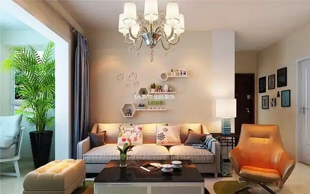 88平米三室两厅装修效果图让你感受紧促中的温暖