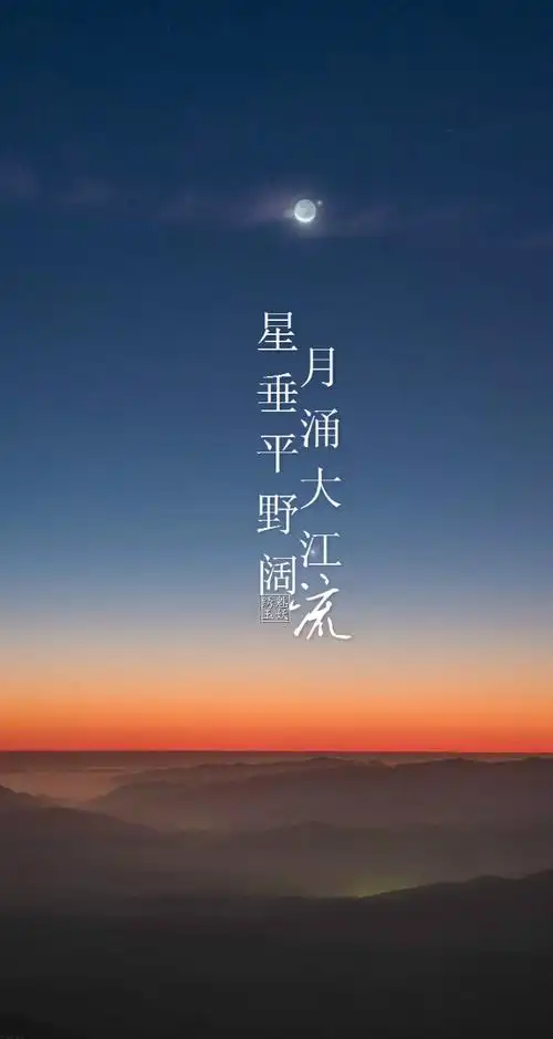 杜甫《旅夜书怀》