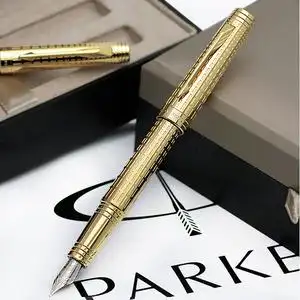 秒杀价现货 派克首席镀金钢笔经典款18k金笔豪华大气男士送礼商务