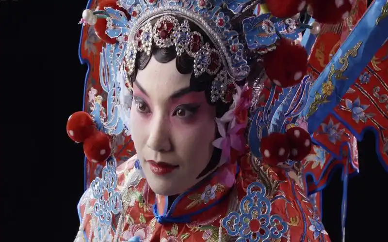 【超清4k】京剧脸谱化妆(京剧文化)