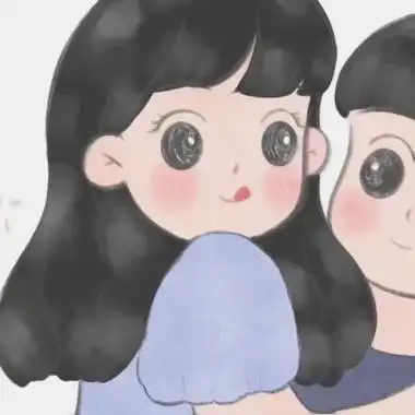 唯美好看的小清新干净简单卡通情头 2022适合一辈子用的情侣头像_情侣