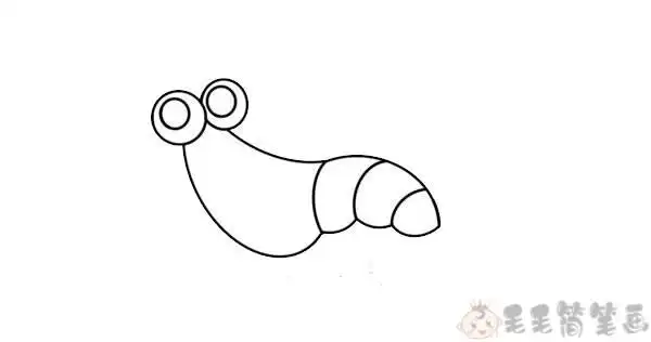 虾米简笔画虾怎么画