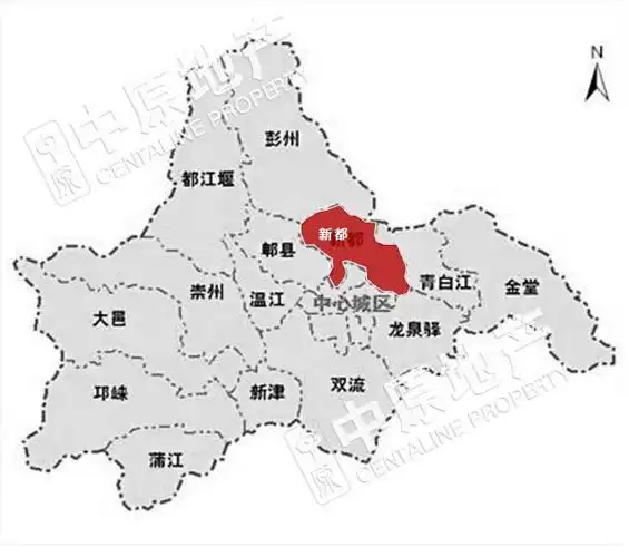 新都区地处成都北门,位于成都经济区成德绵发展轴上重要的节点,是重要