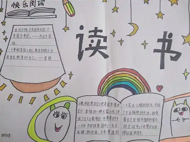 鸟欲高飞先振翅,人求上进先读书——曹小六年级阅读手抄报