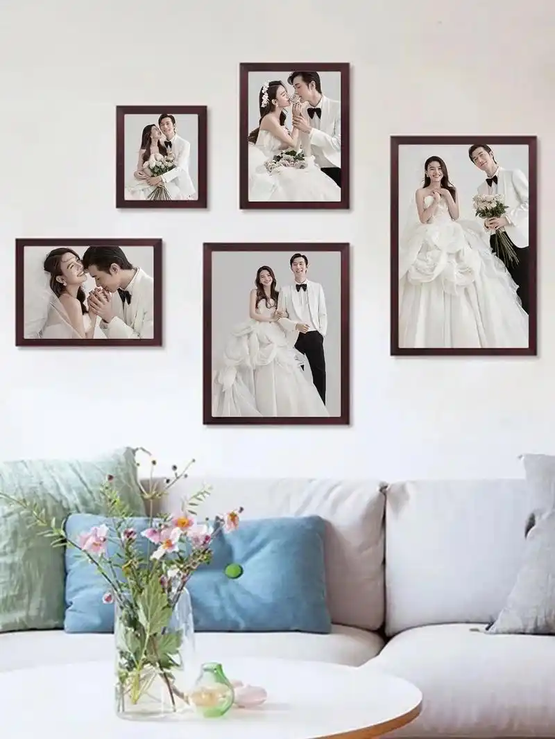 婚纱照,照片墙这样挂,想不好看都难93 苏州婚纱照 92拿到婚纱照的
