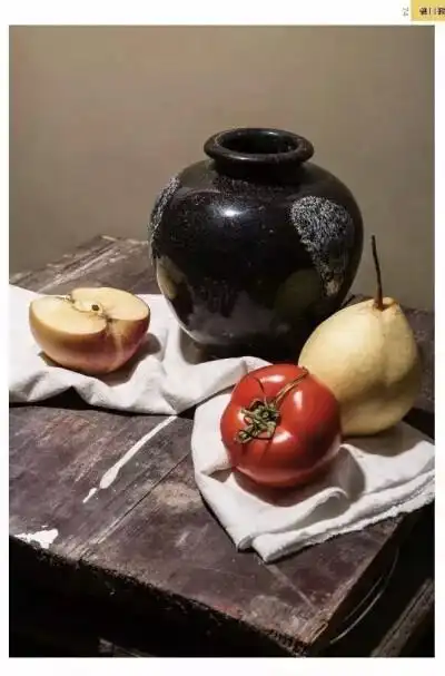 水粉静物写生照片