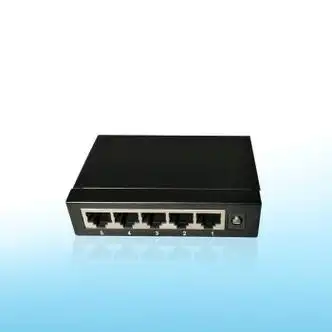 五口百兆交换机口金属桌面式分线器1防监控集线器业 串联交换机【图片