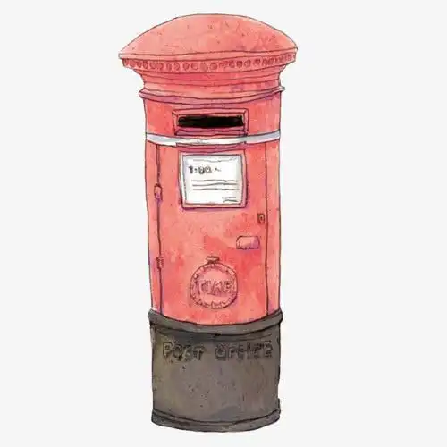 卡通邮筒简笔画