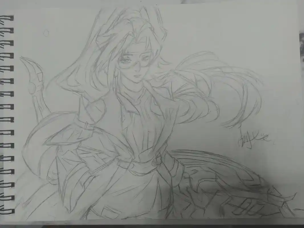 伽罗.#手绘 #绘画 #临摹 #王者荣耀  - 抖音