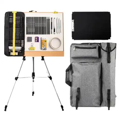 素描写生初学者儿童专业画画绘画工具套装全套画包画架便携画具用品