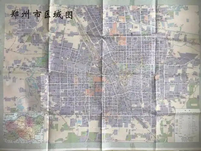 一组老地图见证河南郑州从小郑县变身国际郑