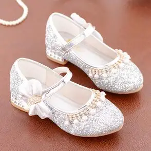 洋气女童公主鞋2024新款女小学生演出主持鞋儿童皮鞋单鞋女孩春季