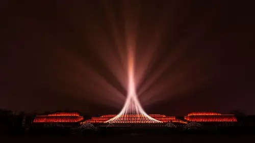 西安大明宫遗址公园灯光秀