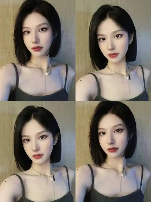 一刀切短发参考剪对了发型可以美到犯规