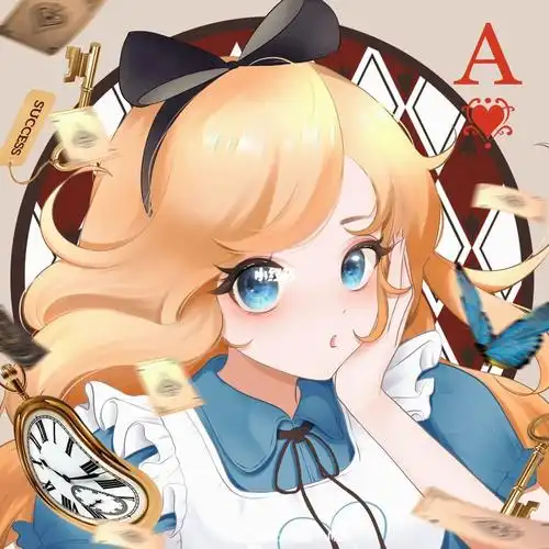 爱丽丝梦游仙境  #prcreate  #头像  #迪士尼公主