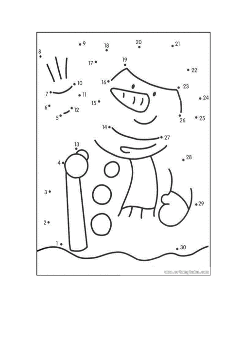 数字连线画_儿童注意力训练.doc