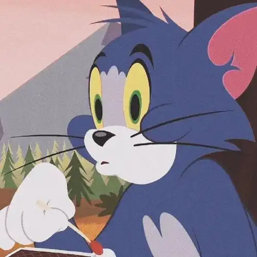 猫和老鼠#汤姆猫头像,小时候可喜欢看猫和老鼠了,现在看依然很感Ζ