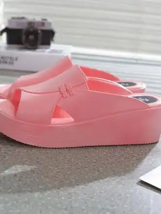 季回力休夏季新款高跟女拖鞋平底凉拖鞋女高跟拖鞋平底高跟防滑舒适