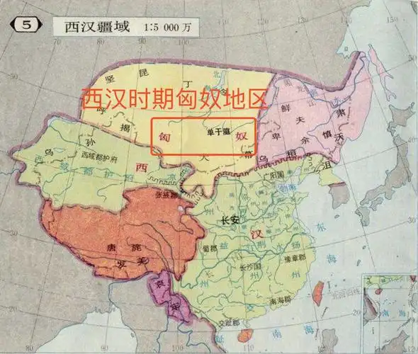 (西汉时期疆域图)