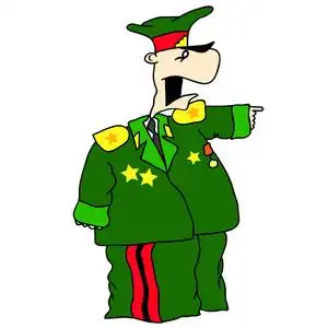 卡通漫画清醒军队的人祈祷矢量图从 18 世纪的军事和政治漫画卡通漫画