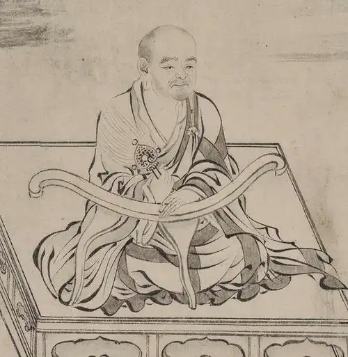 李公麟白莲社图卷国画白描人物临摹画稿真迹复制国画