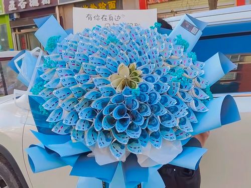 母亲节520情人节钞票花现金有钱花diy花束材料包生日礼花束半成品