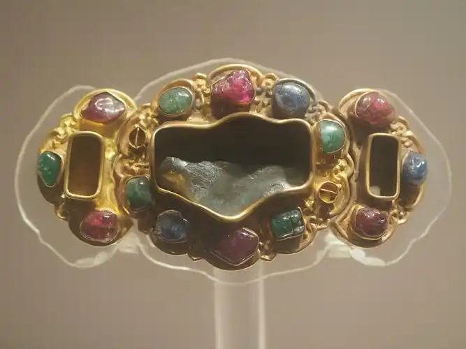 [明] 金镶宝石涤环 湖北省博物馆藏