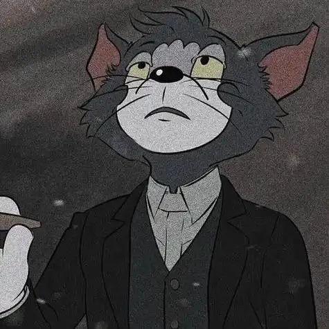tom猫头像穿西装,tom猫头像帅气