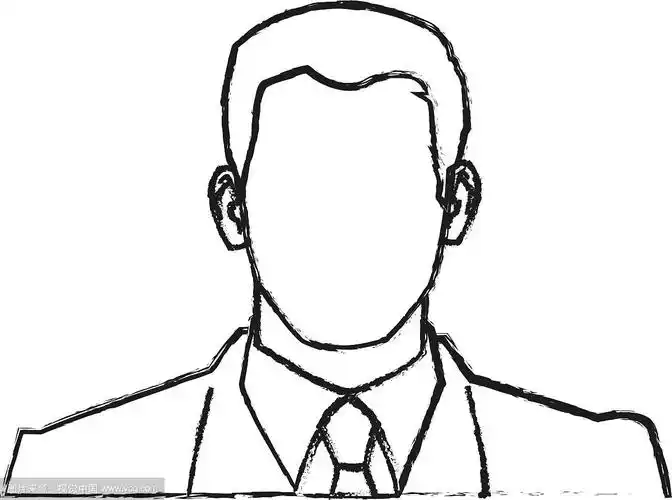 孤立的人与西装设计