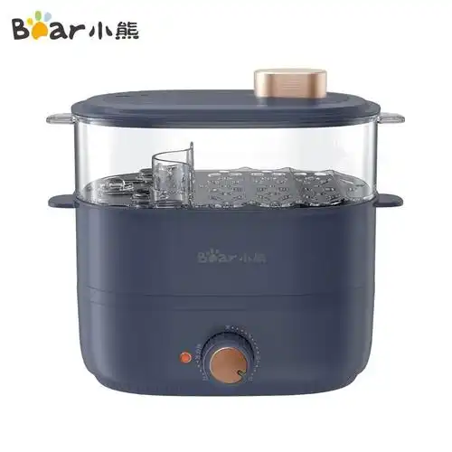小熊(bear)煮蛋器 zdq-b06g1 小型电蒸锅 潮品 宝蓝色