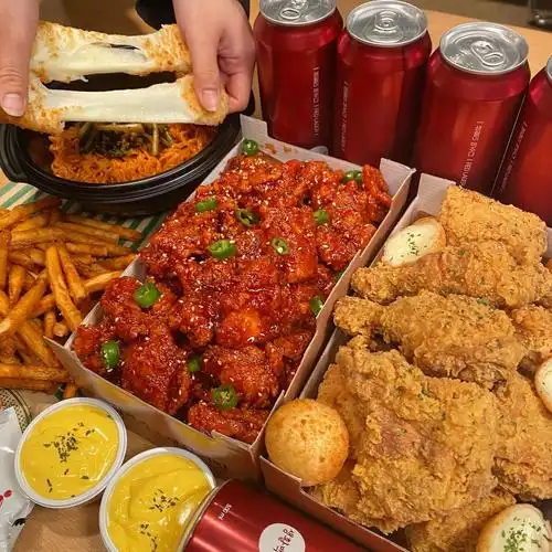 韩国美食一只炸鸡4瓶啤酒2万多韩元