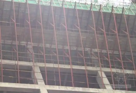 分享悬挑板模板支架资料下载