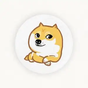 doge狗狗表情别针徽章胸针冰箱贴画装饰牌emoji柴犬周边纪念品