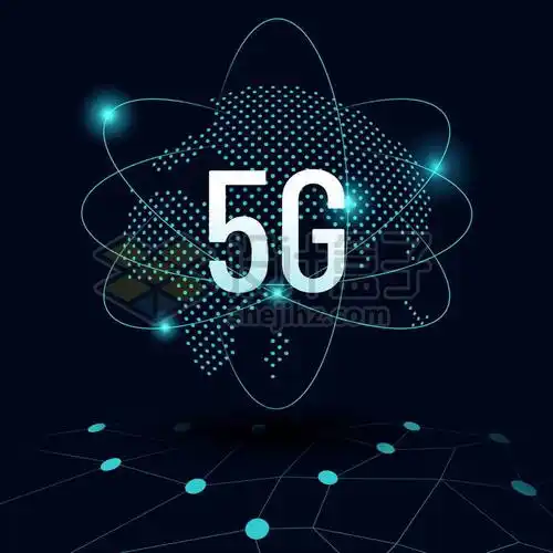 发光效果光点地球背景和高科技风格5g通信技术1027450免抠图片素材