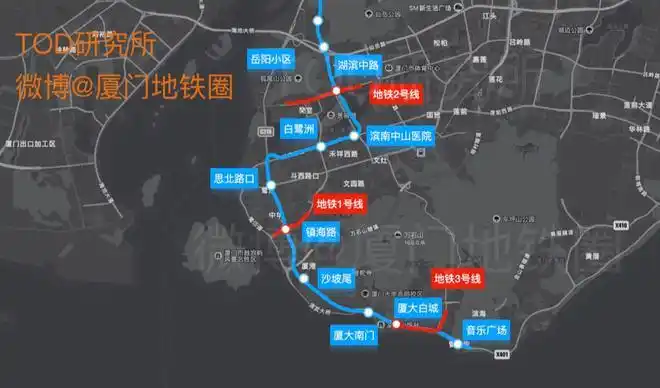 厦门地铁7号线岛内段预测20公里17个站点