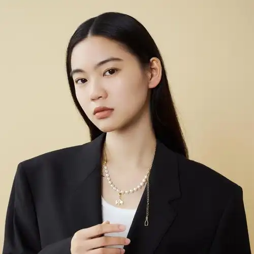 美颂之光maisonlumiere金色太平万象珍珠项链明星同款项链