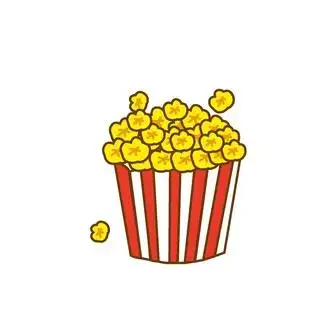 矢量卡通爆米花图片