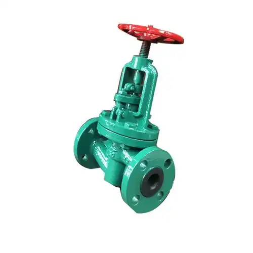 j41f4616p手动氟衬里直通式法兰截止阀强酸碱化工截止阀