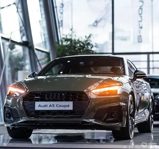 奥迪a5coupe海外实车双门轿跑式车身无框车门