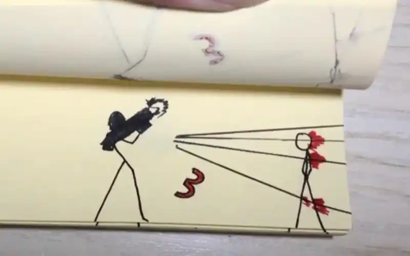 活动作品当火柴人拿起了枪