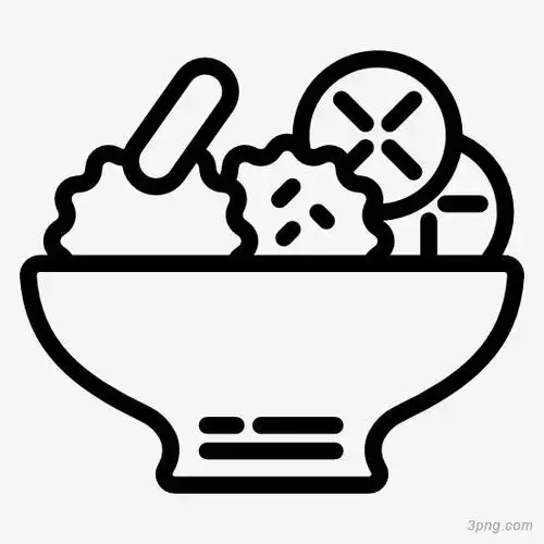 沙拉图标png素材透明免抠图片-装饰效果