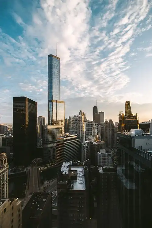 高层建筑的鸟瞰图 -免费图片素材下载 - 西田图像sitapix