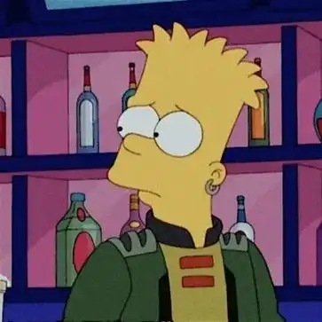 忧郁的巴特.#辛普森一家 #巴特  视频同款图片可抖音搜索神 - 抖音