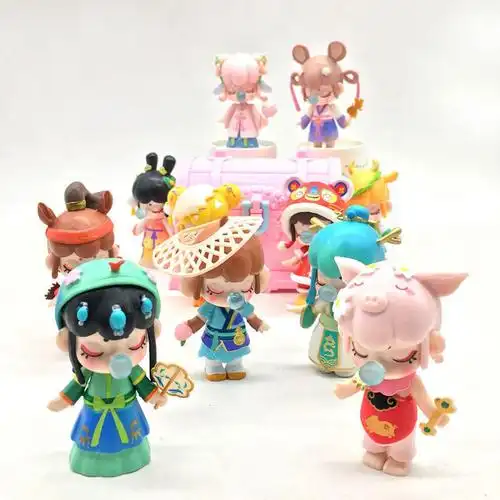 十二生肖盲盒凤凰隐藏款 nanci林深不知处下午茶系列全套盲盒 潮玩