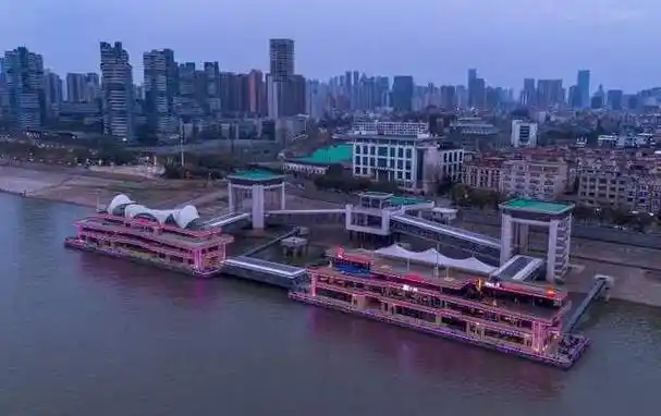 轮渡码头全新启航 武汉文旅喜迎新地标 武汉文旅集团中华路游轮母港