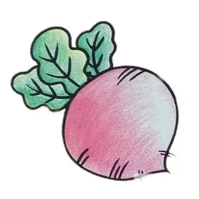 萝卜五步画出 萝卜的画法教程简笔画